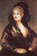 Francisco de Goya Dona isabel cobos De Porcel oil painting artist